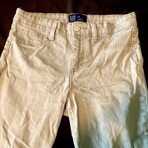 Gap Denim Legging. Light Green. Size 4/27.